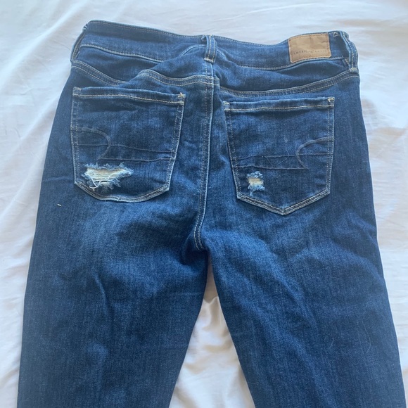 American Eagle Dark Wash Skinny Jeans - Picture 5 of 6